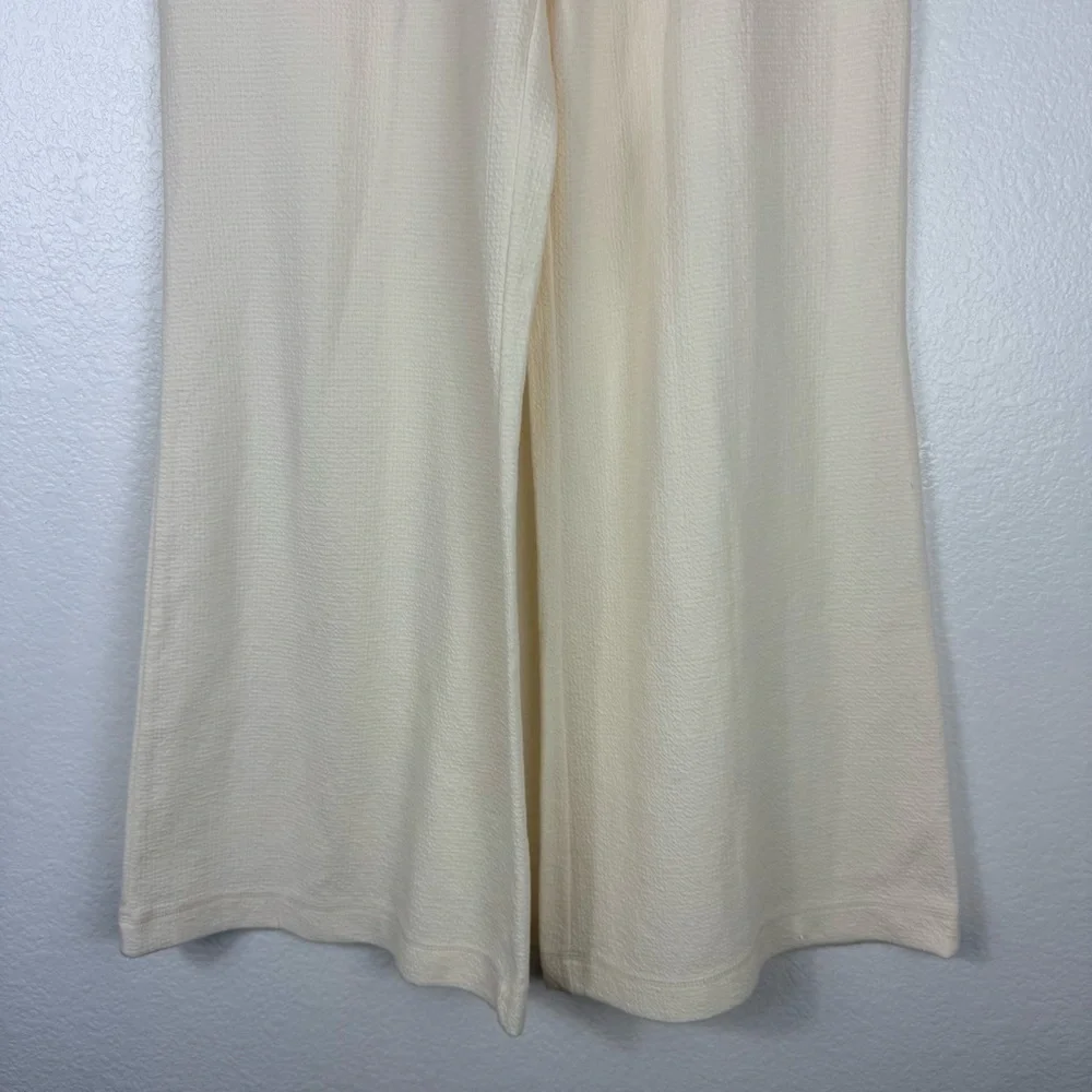 Free people Elegant Cream Women's Wide-Leg Pants size S
